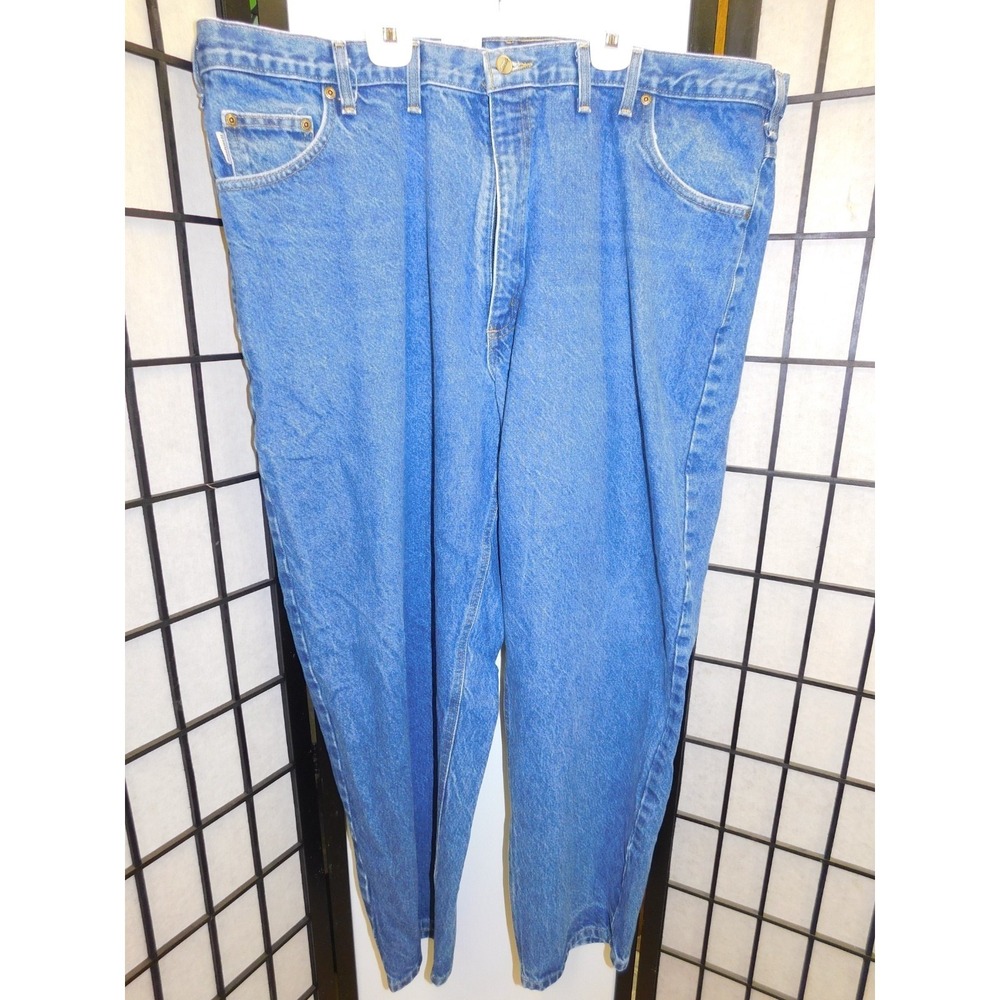 Carhartt B113 DST Men's  Jeans 46x30 Blue Denim Work Pants